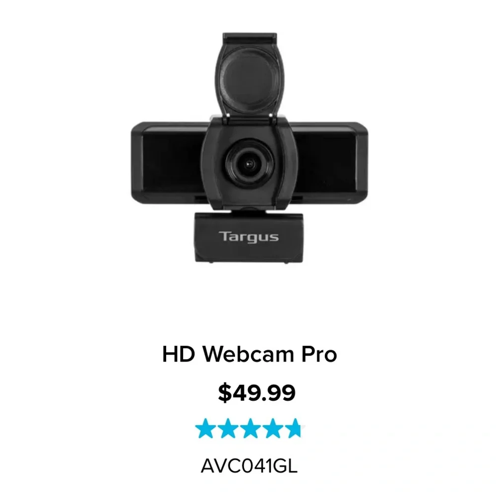 HD Webcam Pro LIVE STREAM Zoom Meeting face time video computer cam